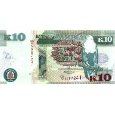 P51c Zambia - 10 Kwacha Year 2014